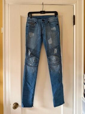 Rockstar Original Moto Biker Jeans 25 NWOT
